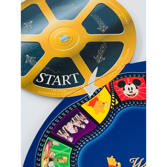 Disneys Wonderful World of Trivia Game Board Only Mattel Round Mickey Mouse - Picture 2 of 7